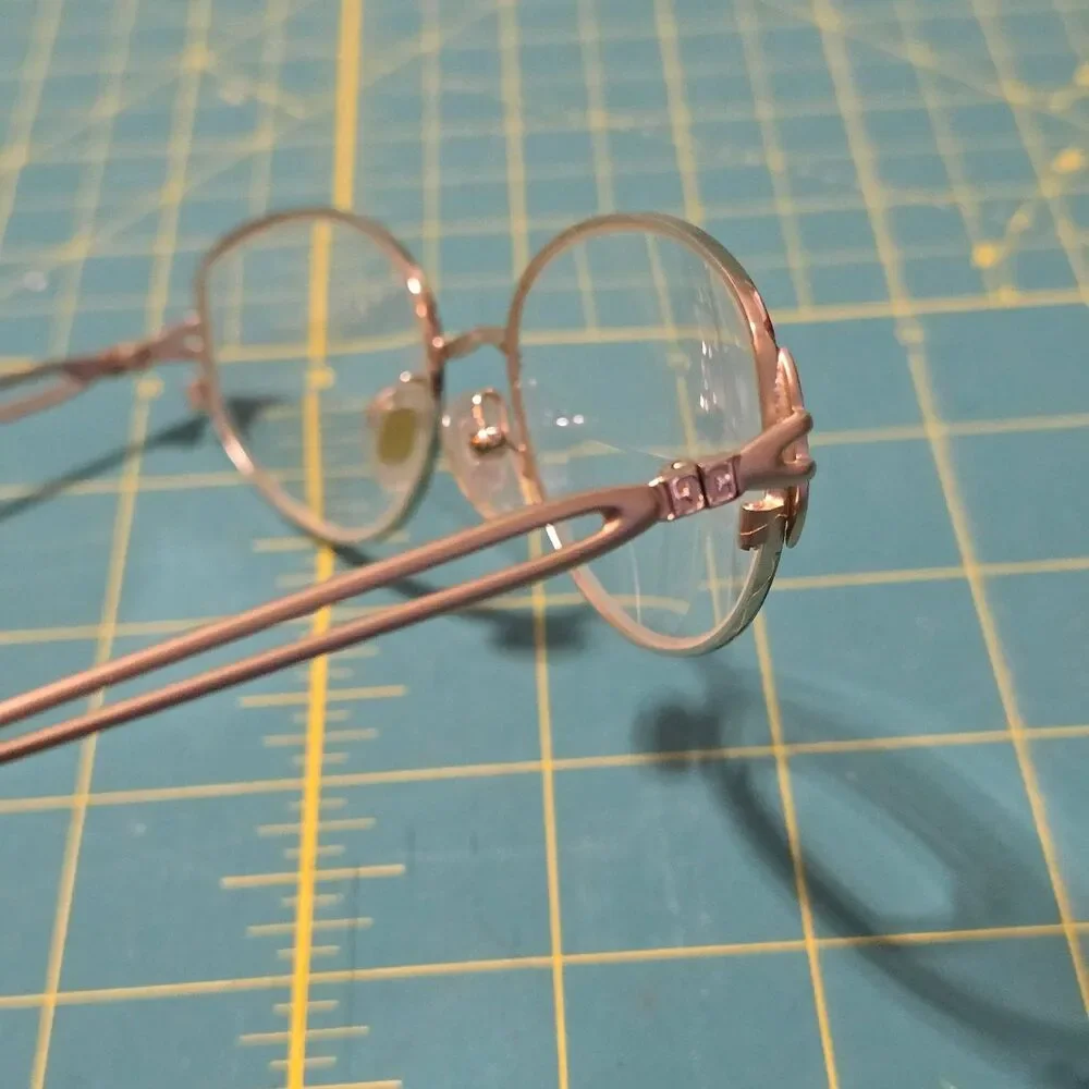 Escada E013 DBU 53/17 Vintage Gold Tortoiseshell Oval Eyeglass Frames France